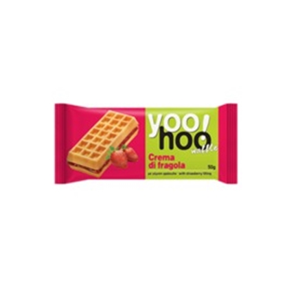 Picture of YOHOO WAFFLES STRAWBERRY 50GR